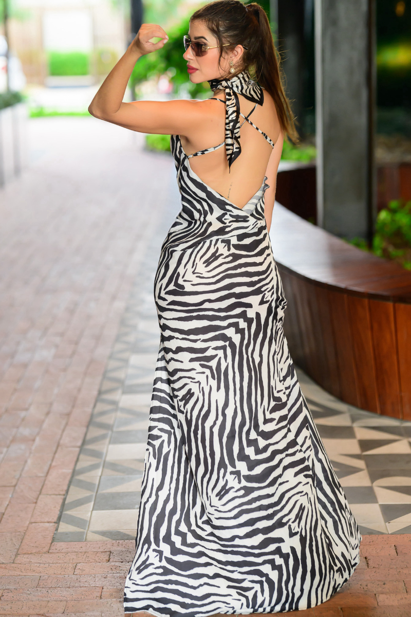 Zebra print dress Asuso Couture Zebra print dress Asuso Couture