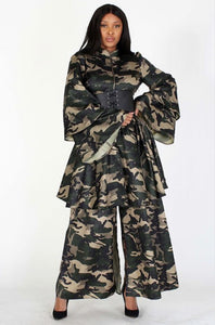 Camouflage two piece set
