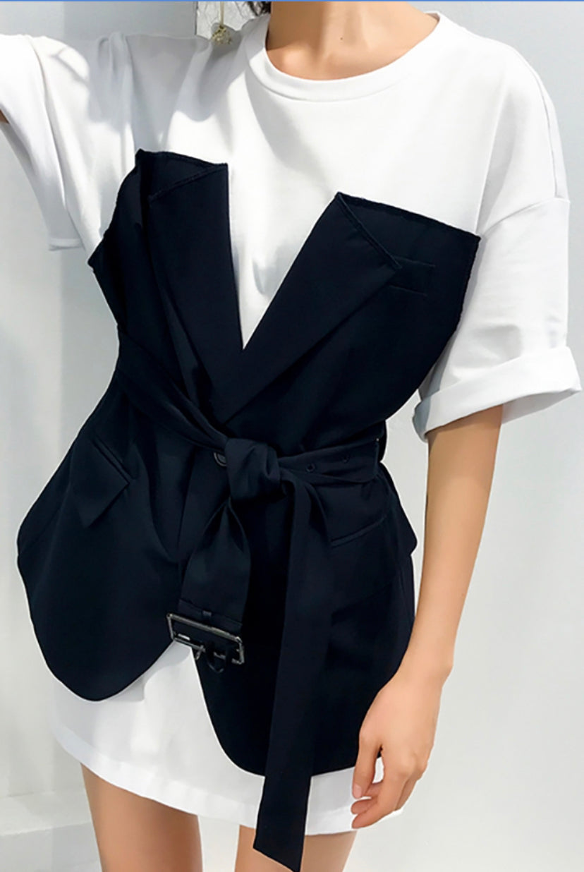 Tux Shirt Dress S Tux Shirt Dress S
